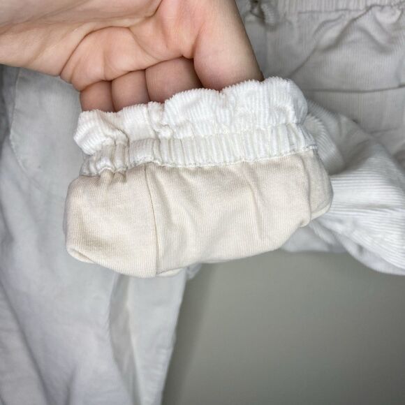 Oliver & Rain Off White Unisex Gender Neutral Corduroy Lined Pants Size 2T - Picture 7 of 7